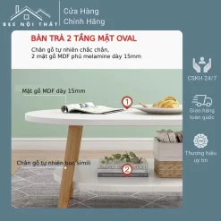 bàn trà 2 tầng