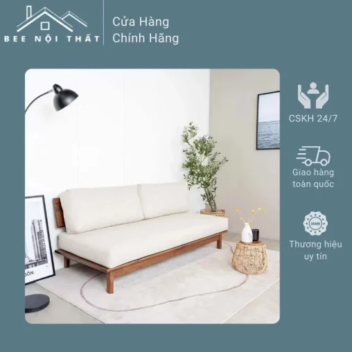 ghế sofa gỗ tràm tự nhiên