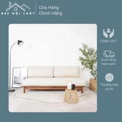 ghế sofa gỗ tràm tự nhiên